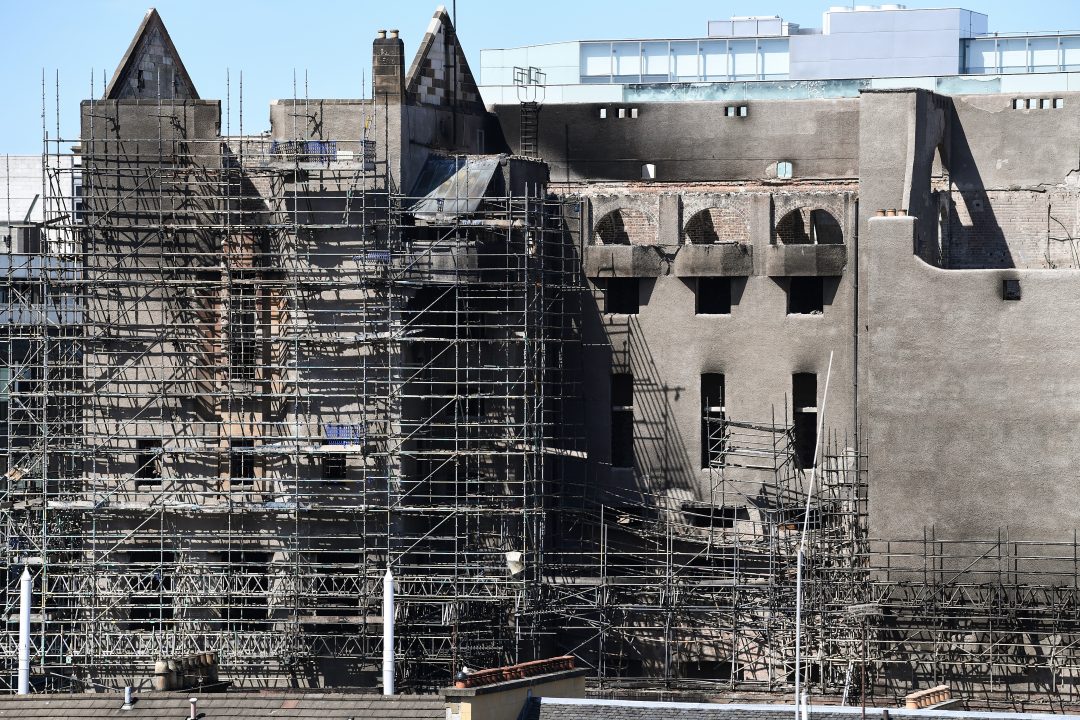 Glasgow School of Art ‘can’t afford’ to restore fire-hit Mackintosh building