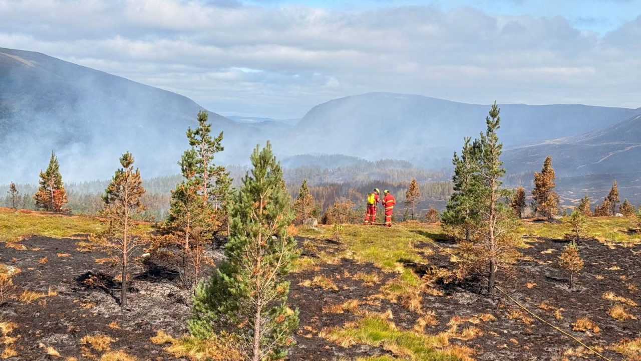 People urged to stay away from area devastated by Cairngorms wildfire