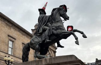Putting cones on statues is in good humour but a safety hazard, says councillor