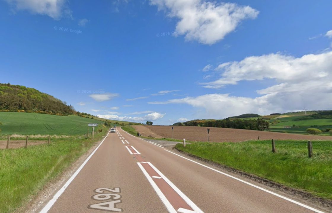 Woman, 78, dies at scene of crash involving lorry on A92 near Kilmany in Fife