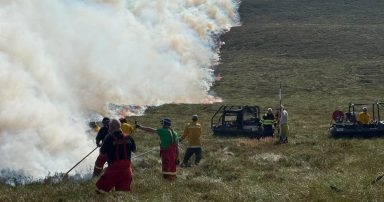 Homes remain evacuated and public warned as Cairngorm wildfire develops at ‘steady pace’