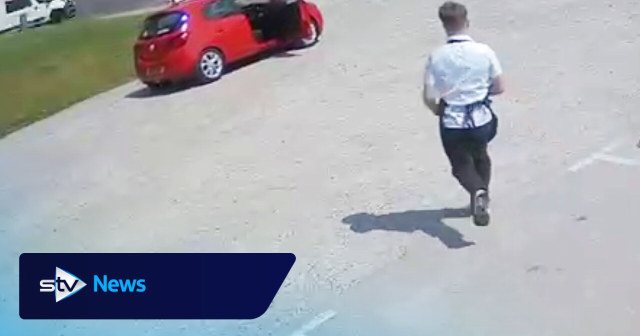 Hospitality hero: Teen cafe worker stops runaway car carrying elderly women