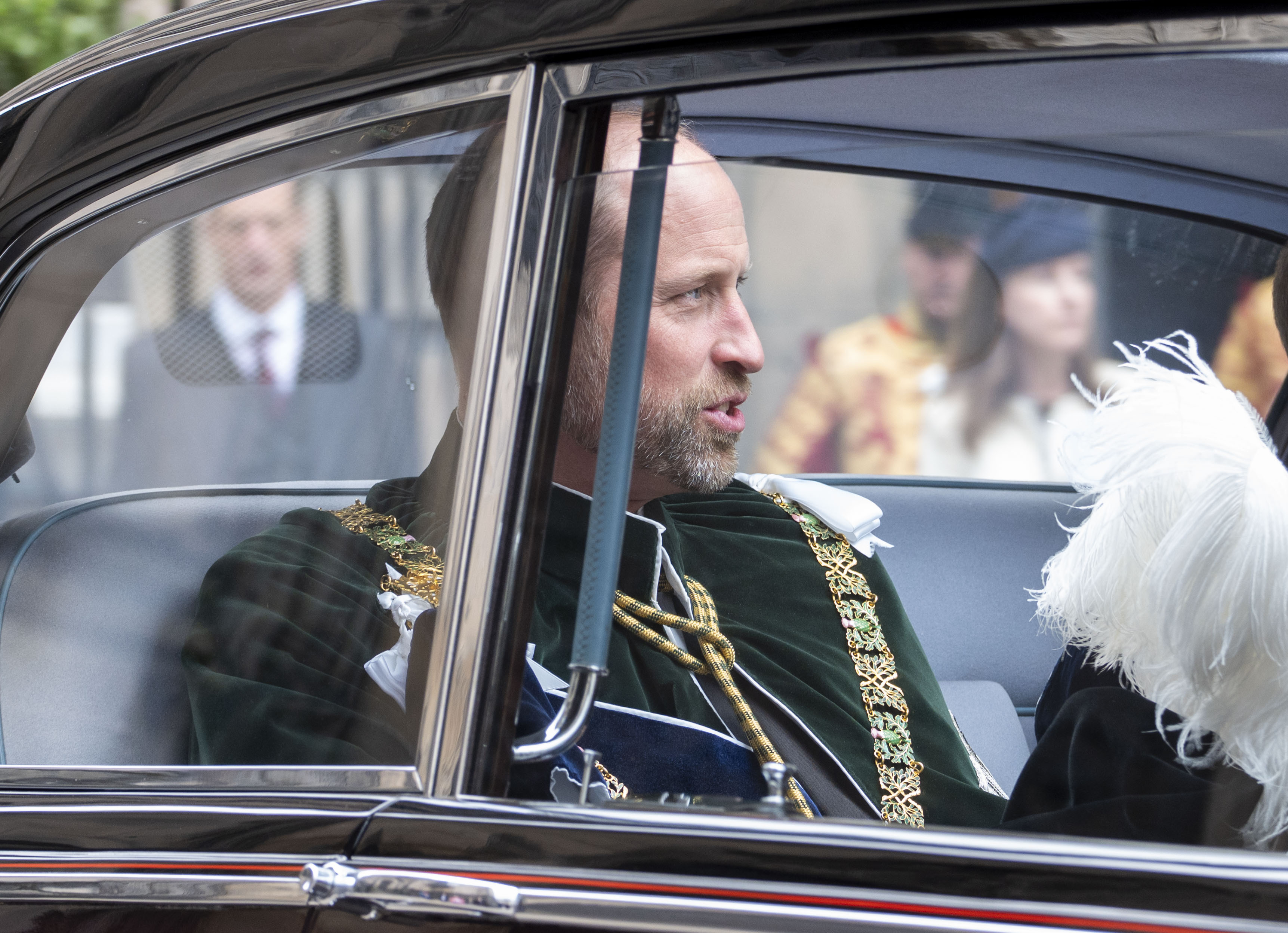 The Prince of Wales, known as the Duke of Rothesay when in Scotland, departs the Thistle Service at St Giles' Cathedral, Edinburgh, as part of the King's visit to Scotland for Holyrood Week. Picture date: Wednesday July 1, 2026.