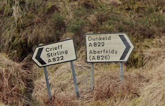 Hunt for van driver who failed to stop after knocking cyclist off bike near Dunkeld