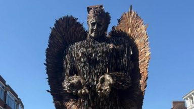27ft ‘Knife Angel’ set to arrive in Edinburgh as part of national anti-violence programme