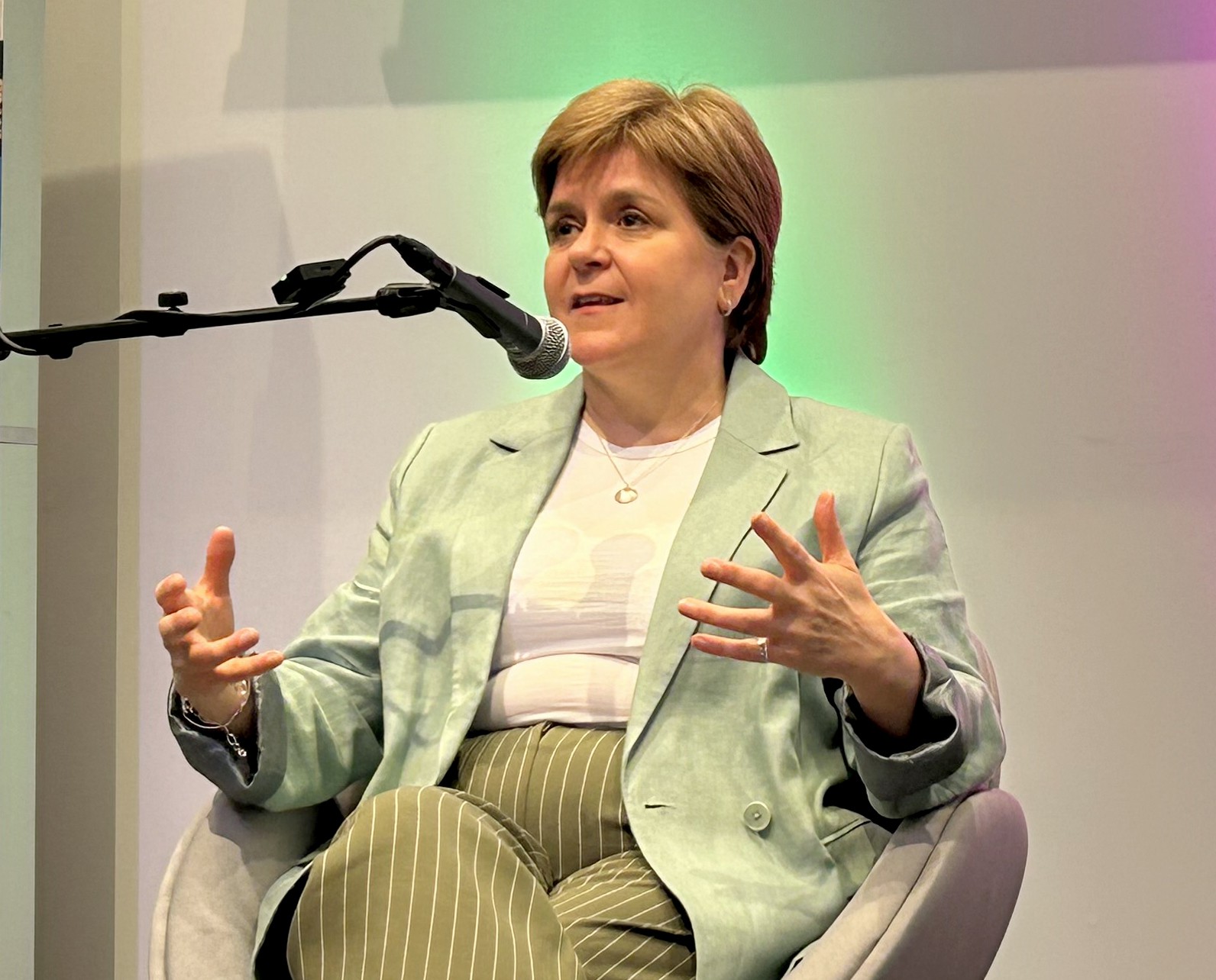 Former first minister Nicola Sturgeon said she would not visit her estranged husband in prison