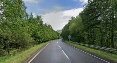 Four taken to hospital with two seriously injured after crash near Loch Lomond