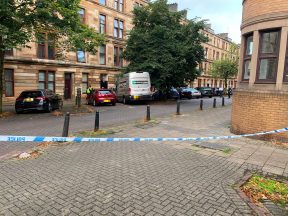Two men die after being found seriously injured in property in Partick