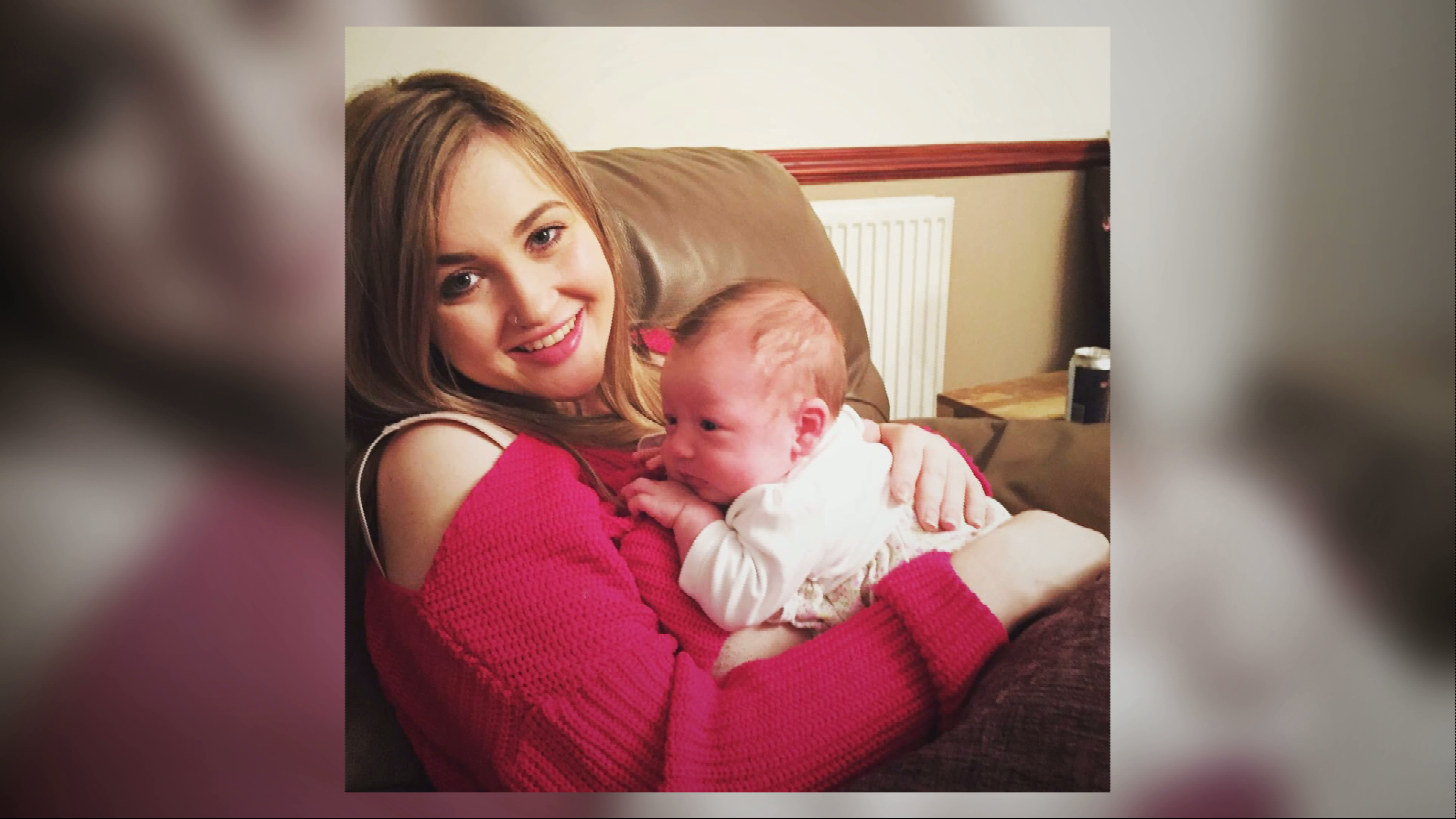 Rachel with baby Mara