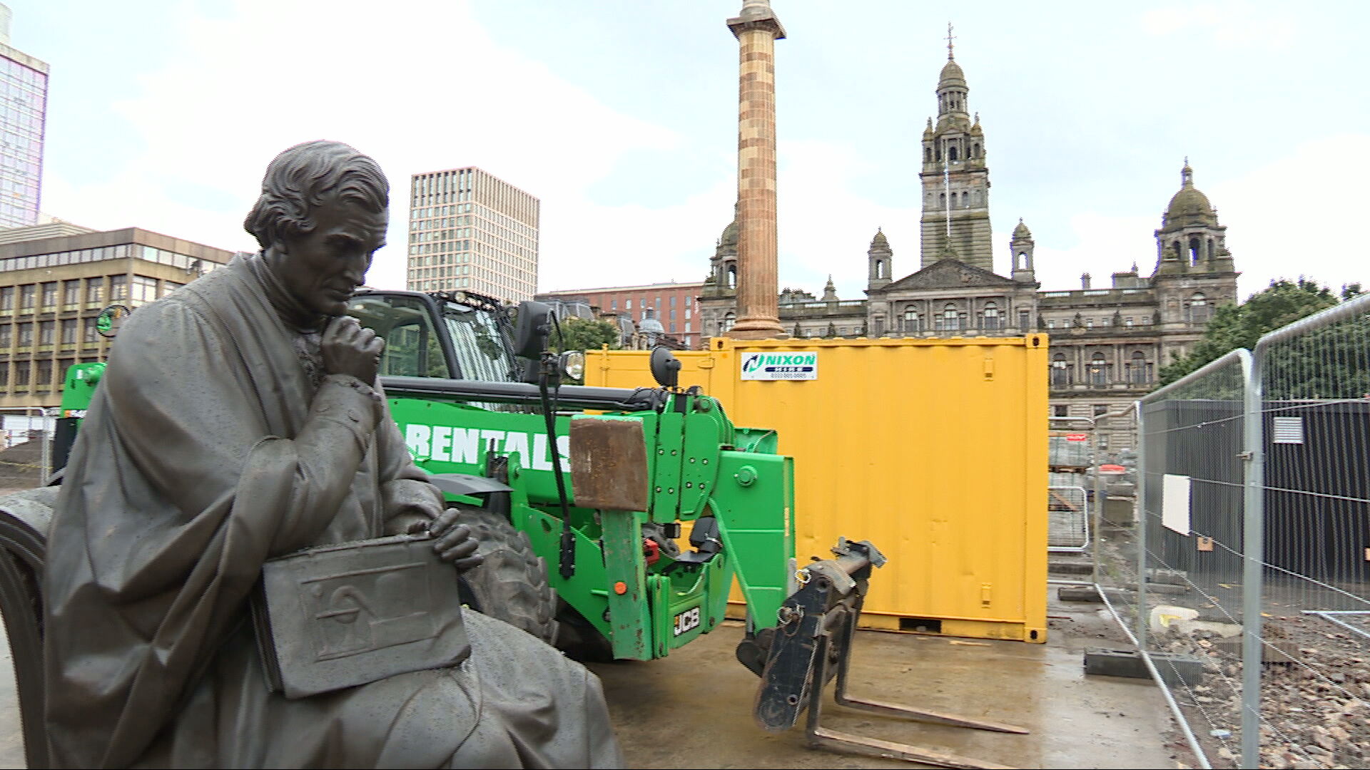The statues have been restored almost to their original glory