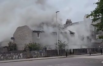 Fire crews called to building fire in Aberdeen as residents urged to keep windows closed