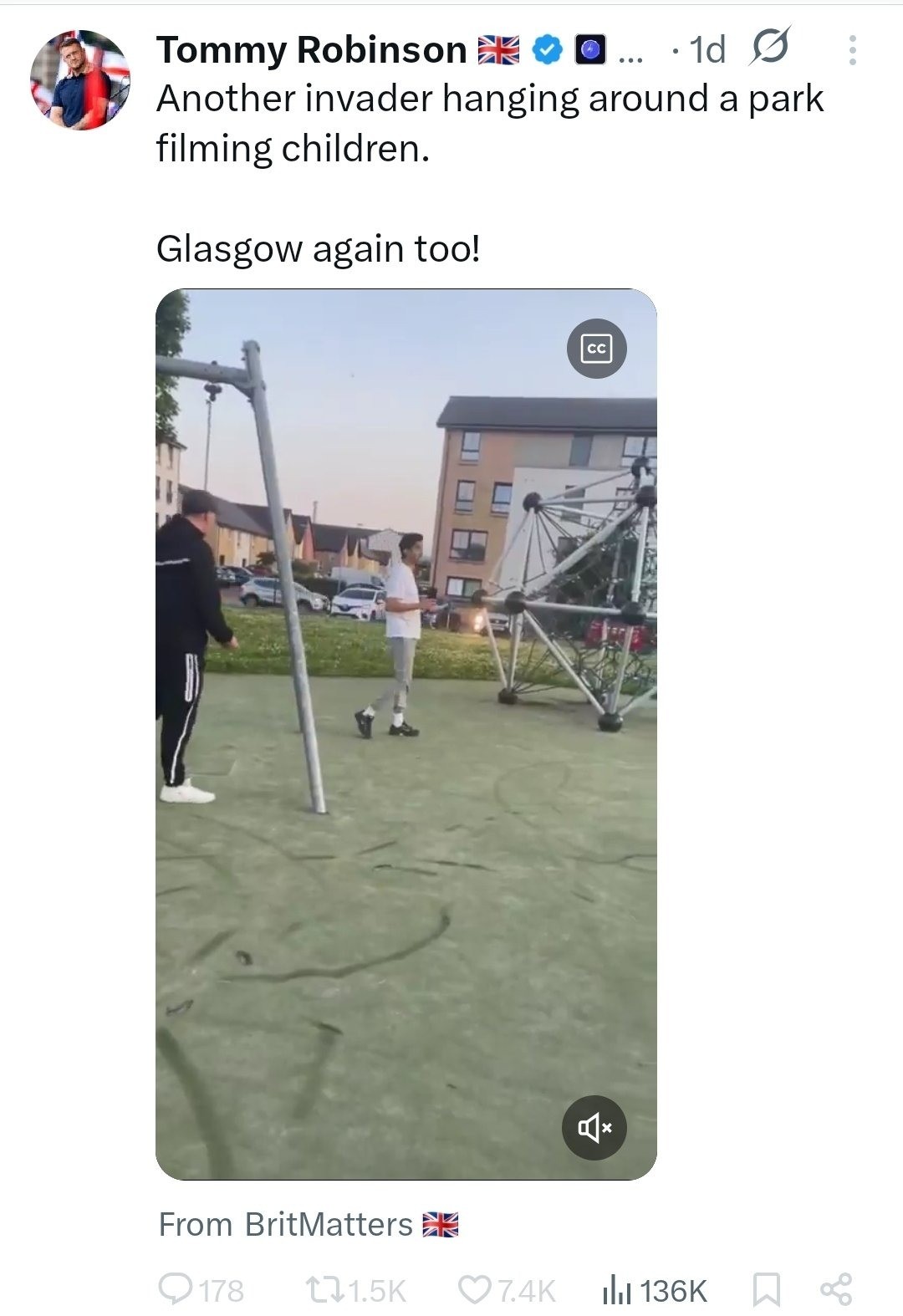 The original post on X