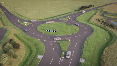 New images show roundabout design for A90 Toll of Birness junction