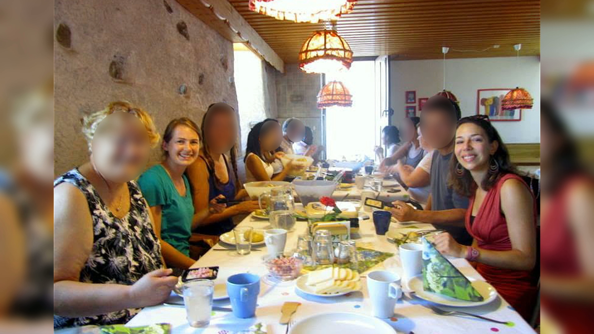 Ms Ross and Mrs Tassone met in Switzerland