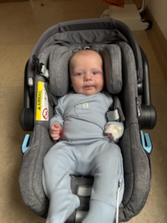 Jude's parents noticed he had become lethargic and was running a high temperature