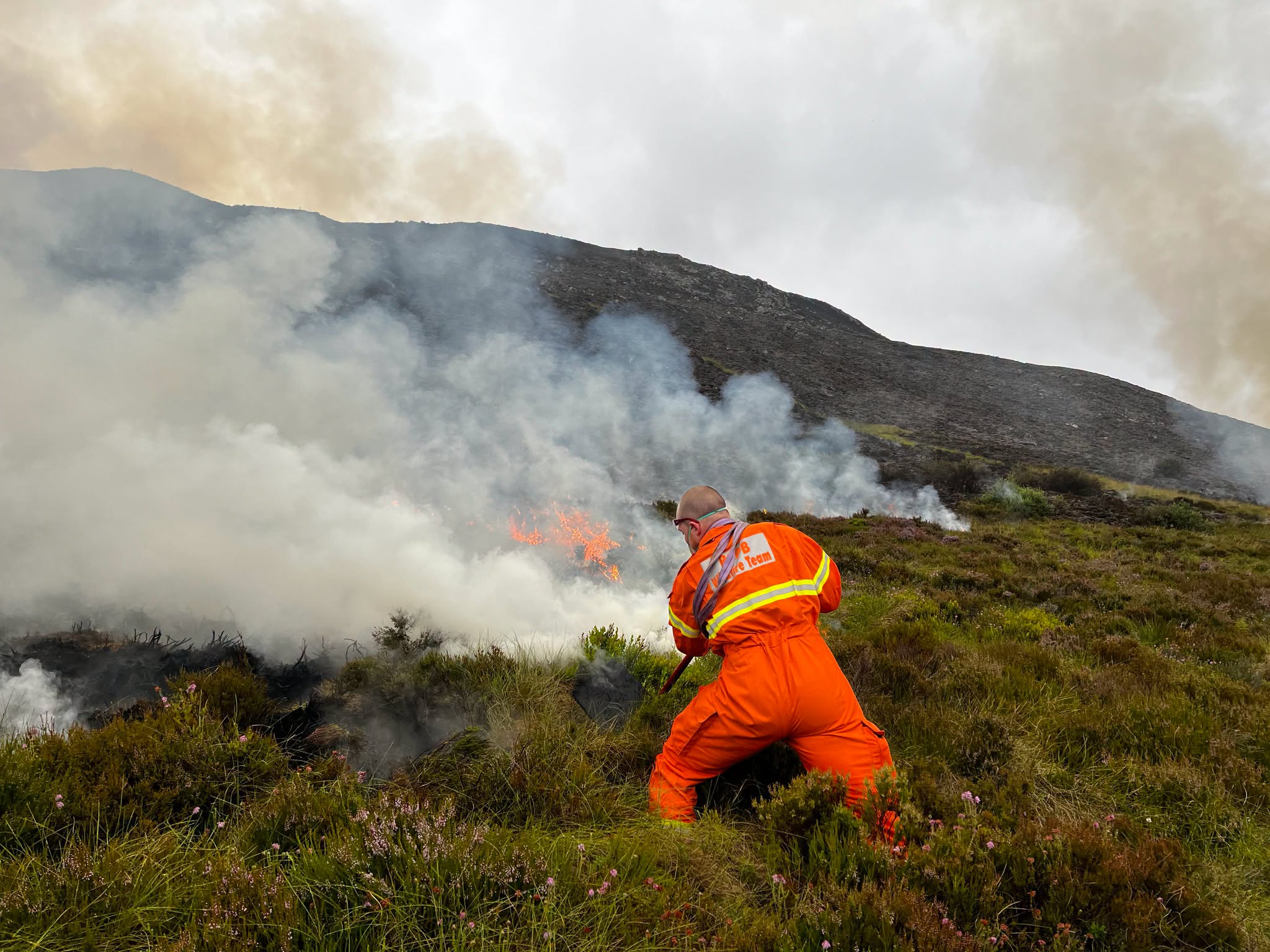 Fire crews have left the scene of the Cairngorms wildfire