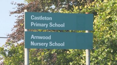 Child in hospital after being struck by vehicle outside Glasgow primary school