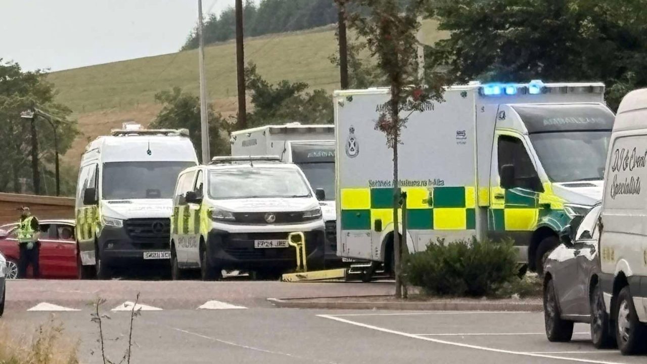 Man dies and second taken to hospital after falling unwell in Fife