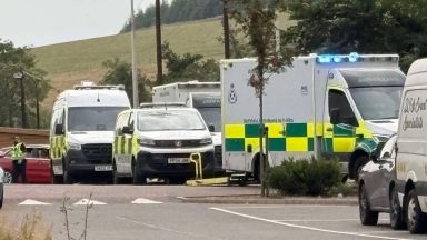 Man dies and second taken to hospital after falling unwell in Fife