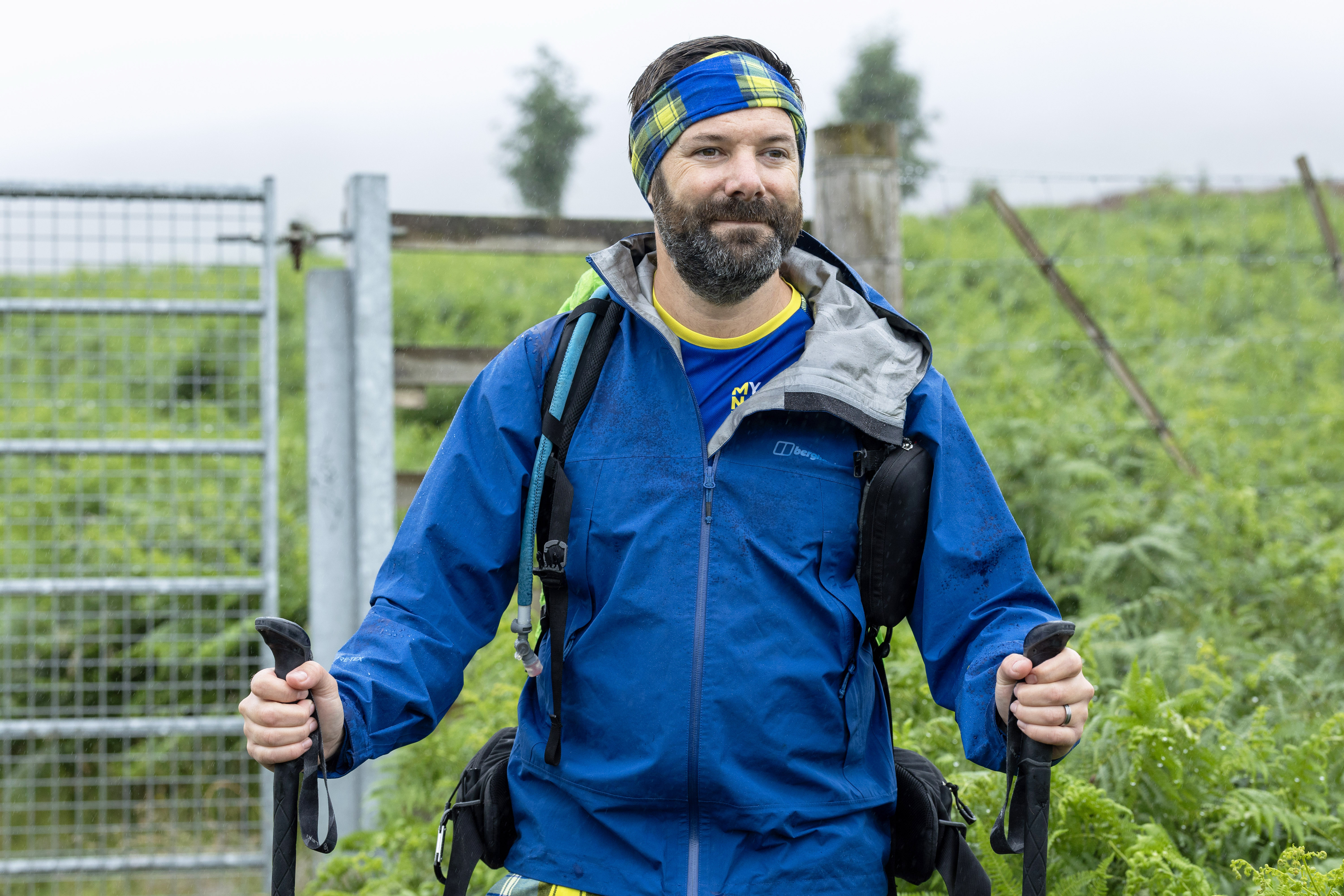 Paul Choat climbing Schiehallion in Perthshire, as part of his challenge to climb all of Scotland’s 282 tallest mountains in honour of his father.