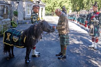 Guard of honour marks King’s arrival at Balmoral for summer break