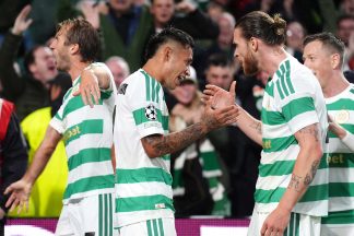 Camilo Duran steps up to the mark to aid Celtic victory over LASK