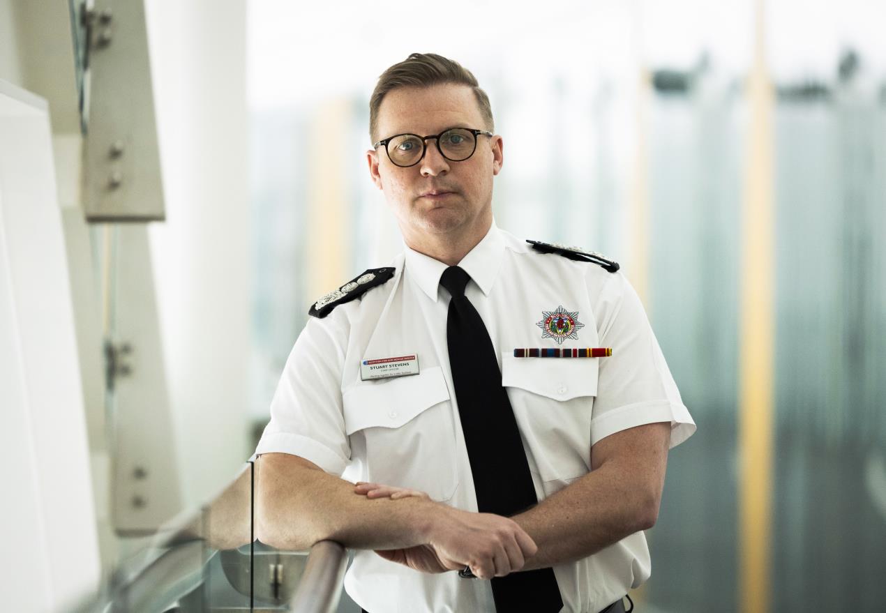 Stuart Steven, Scotland's chief fire officer.