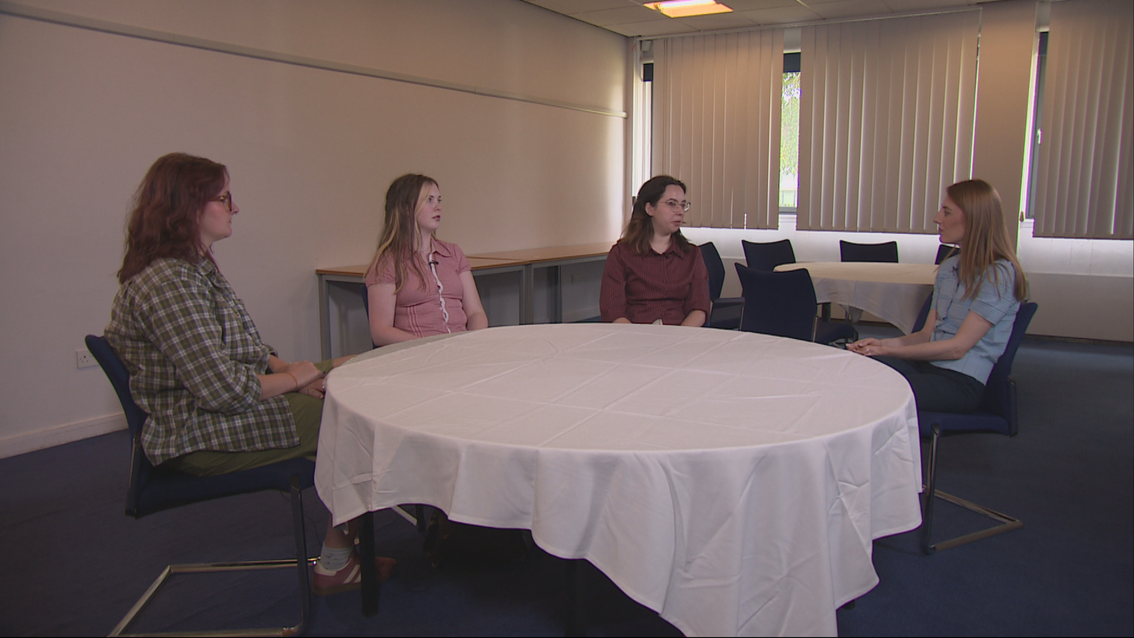 Molly, Cora and Ellie shared their experiences with STV News
