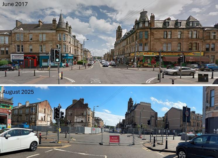 Competition to redesign Glasgow sites destroyed in two major fires