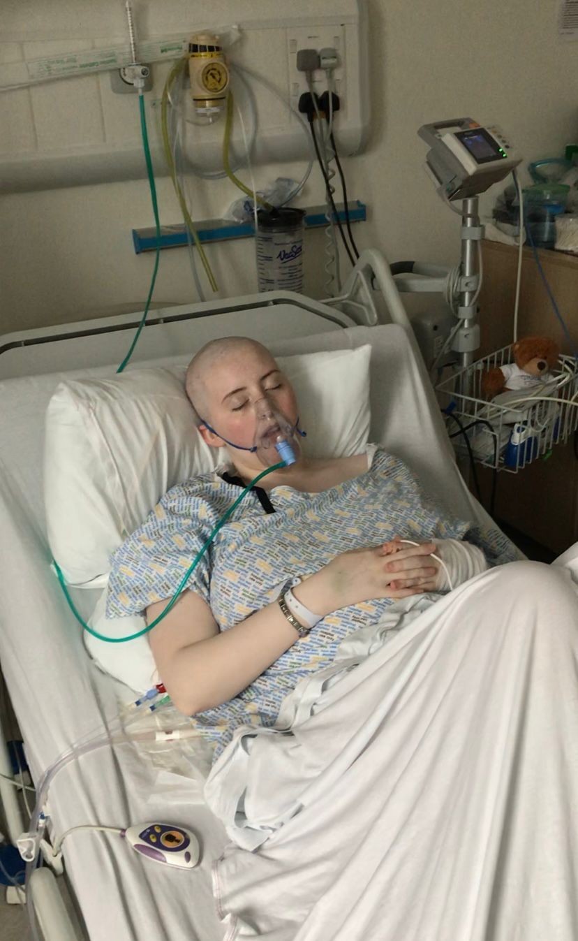 Grace Callaghan had to go through gruelling rounds of chemotherapy over several years