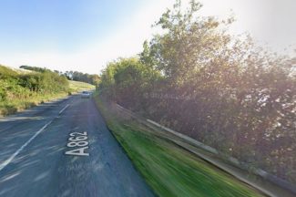 Motorcyclist pronounced dead at scene following crash involving car on A862 near Ardullie
