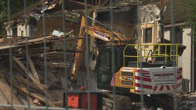 Demolition begins on RAAC-affected homes at Aberdeen housing estate