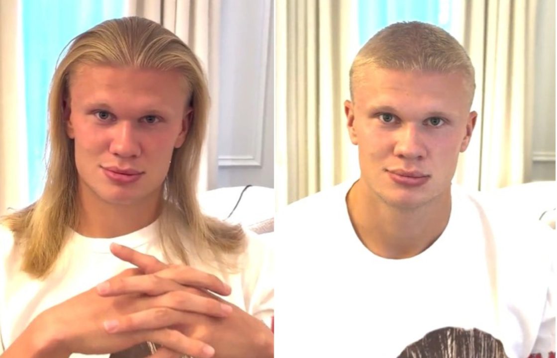 New season, new trim as Erling Haaland crops famous locks