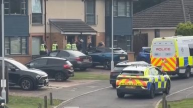 Police use battering ram to break down door of Fife home during raid