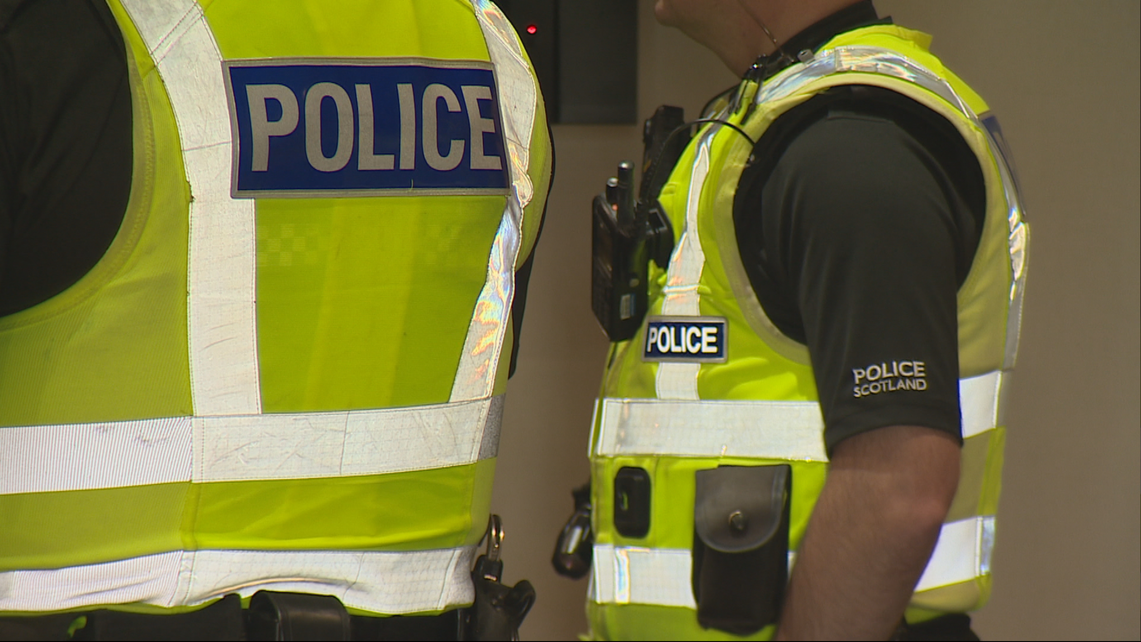Police at a briefing ahead of the raid on Thursday