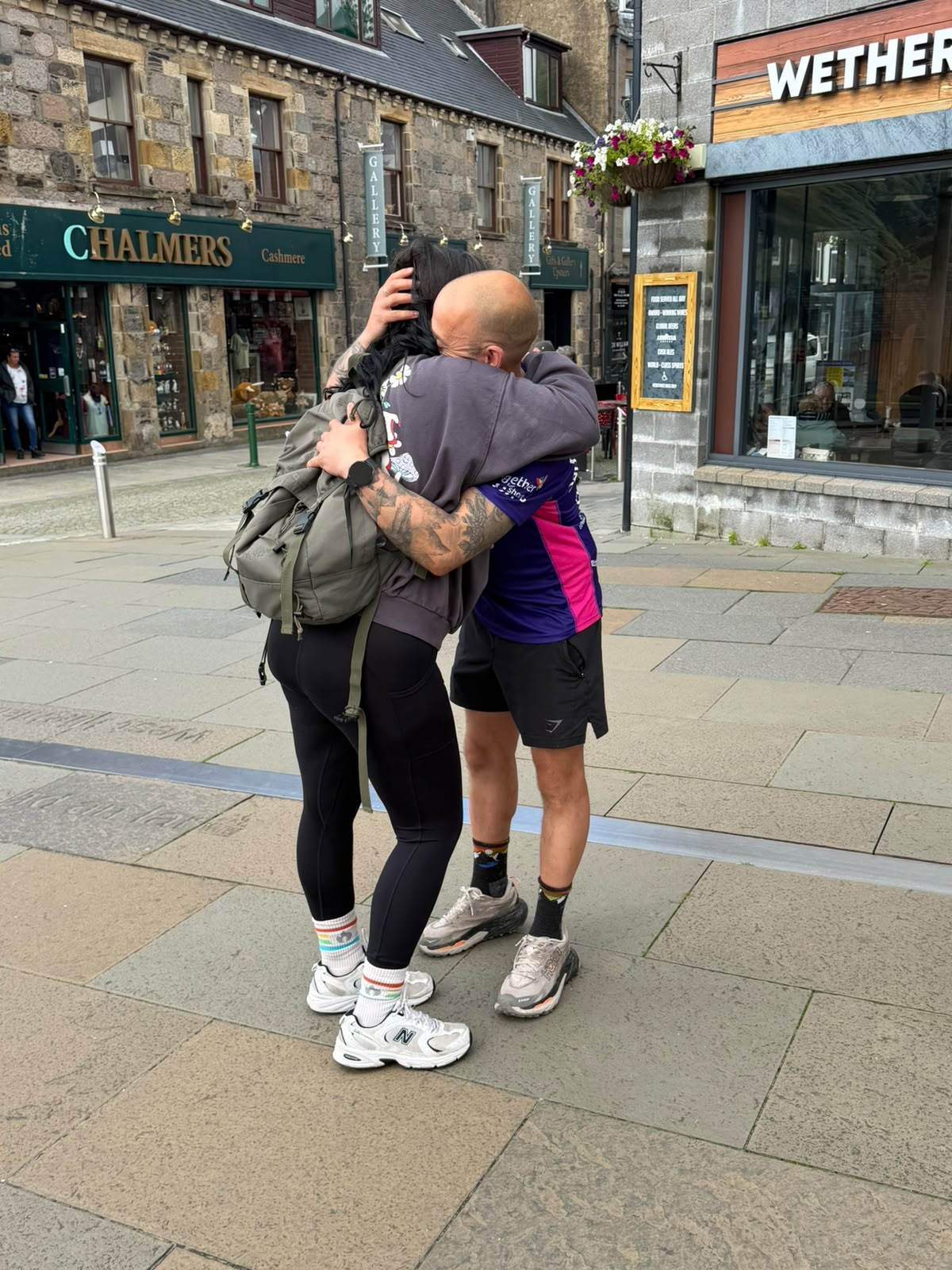 Benjamin Ward proposed to partner Natasha Goldthorpe after completing the challenge