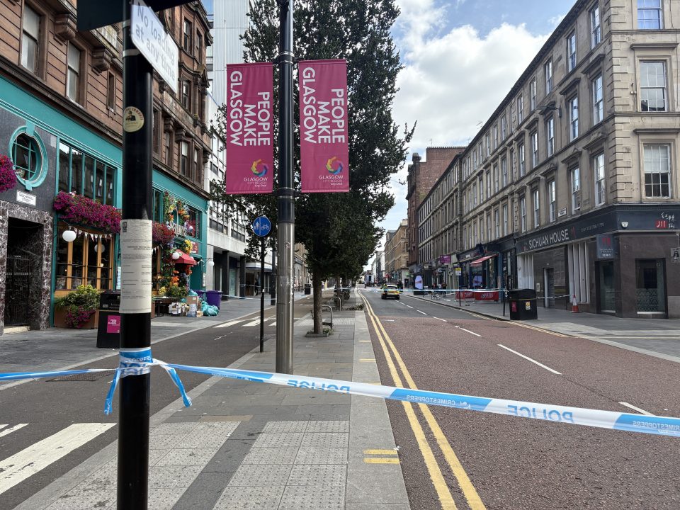 Three men and women in hospital following early-morning ‘stabbing’ on Sauchiehall Street