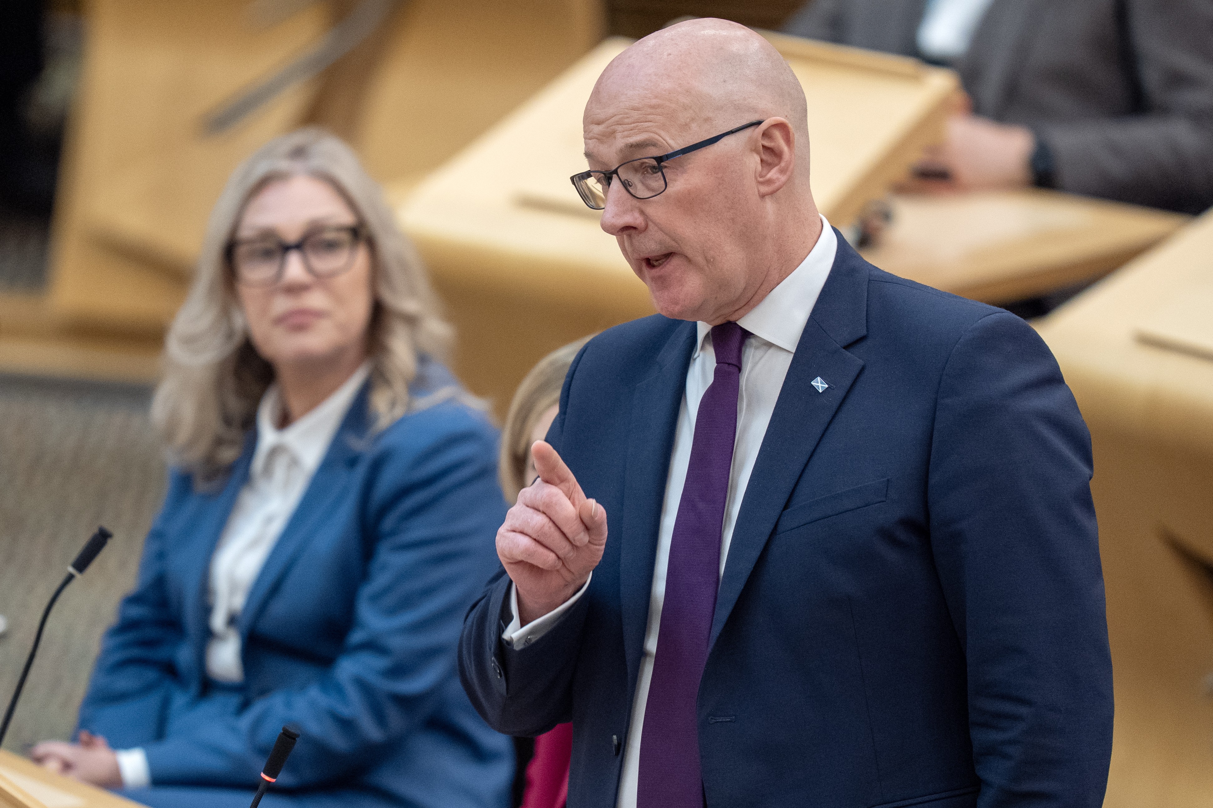 irst Minister John Swinney claimed there had been ‘big shift in Andy Burnham’s position’