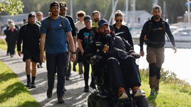 Tetraplegic completes 79-mile journey across the Great Glen Way in off-road wheelchair