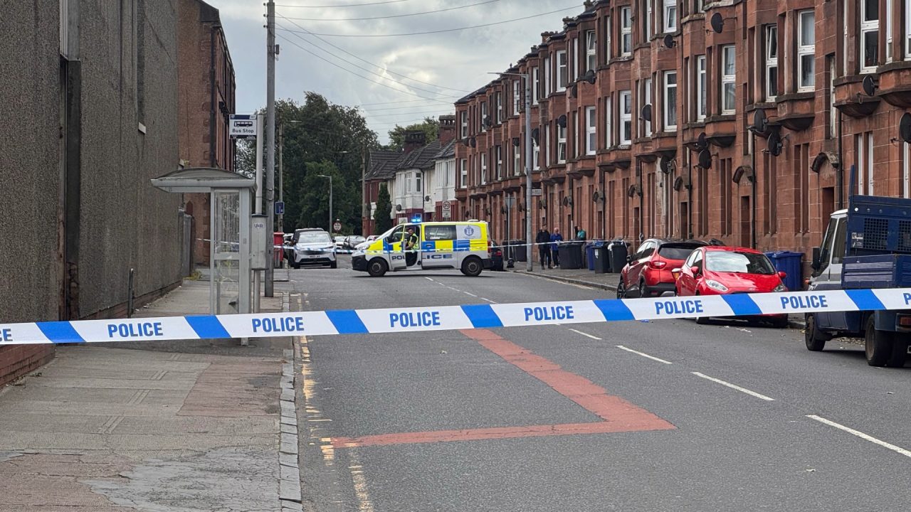 Two in hospital after ‘disturbance’ as police close road