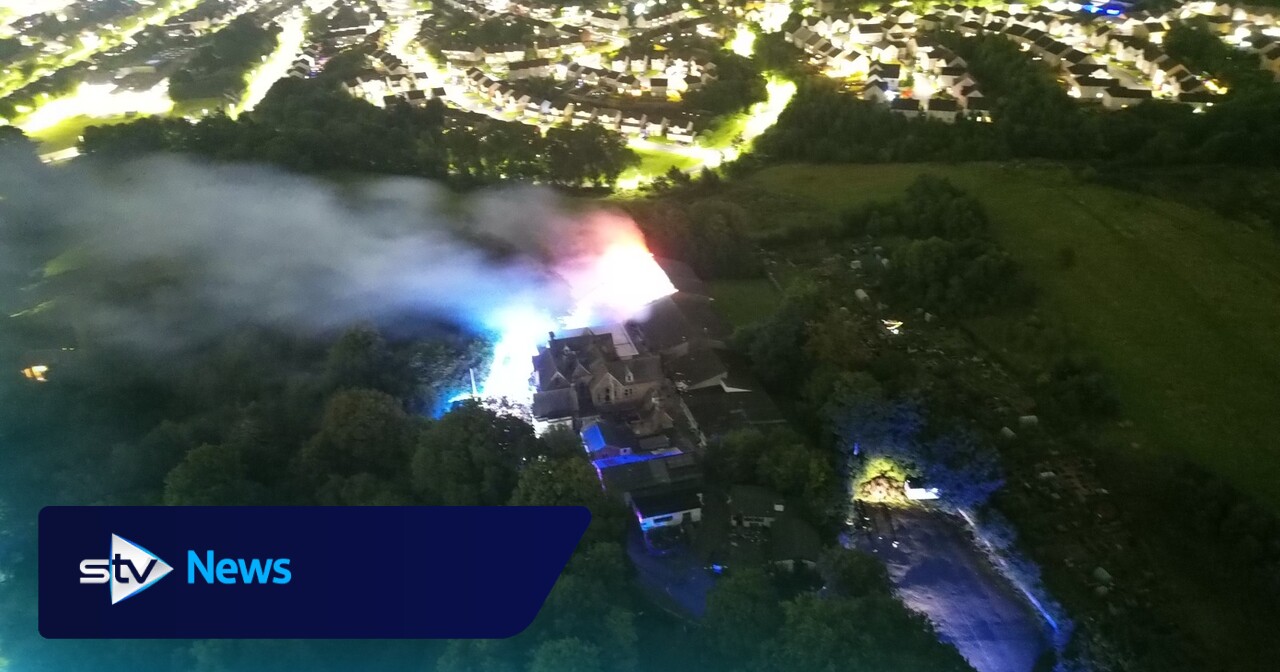 Firefighters tackle blaze at former Fernhill School in Rutherglen