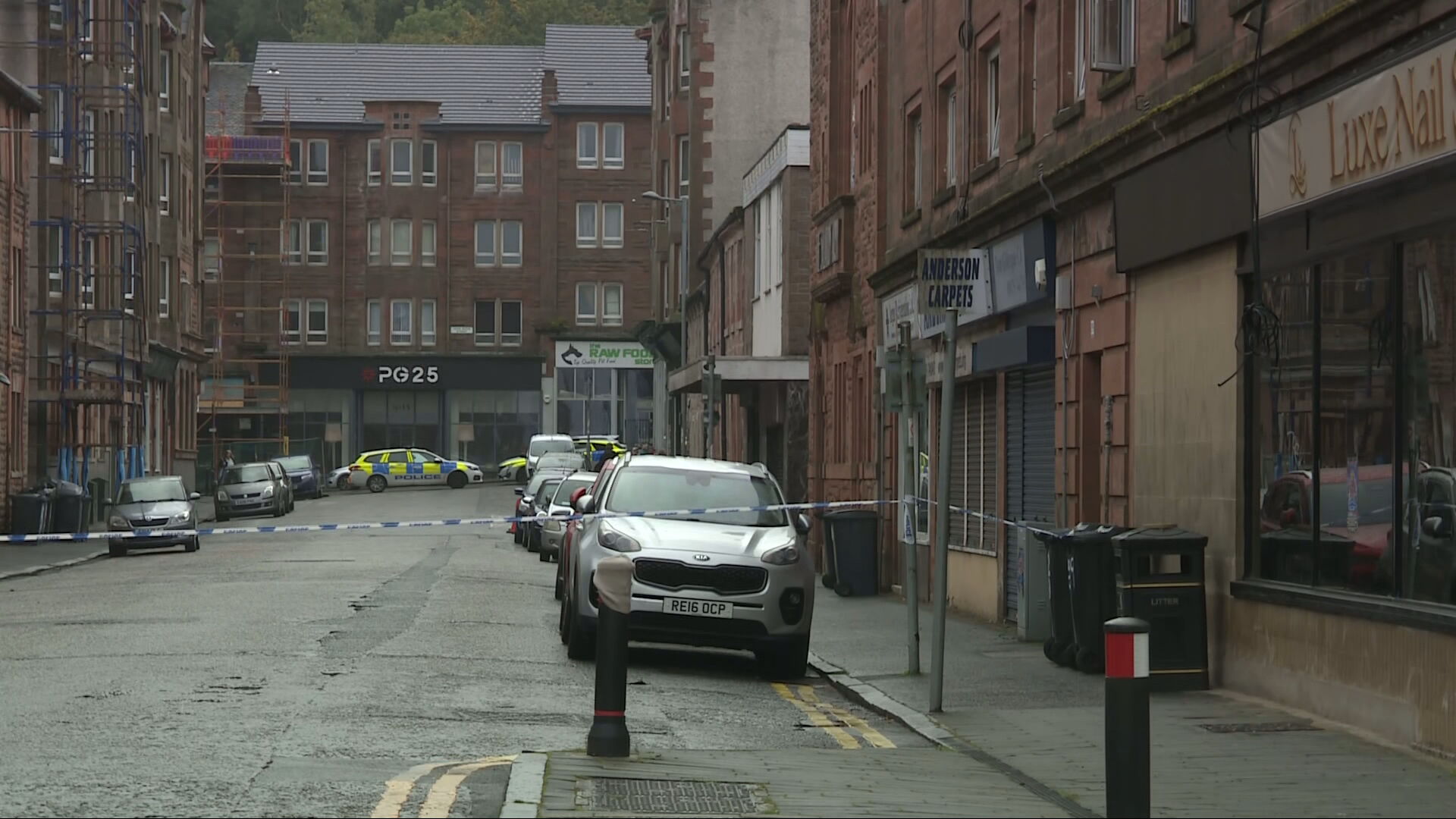 King Street was cordoned off following the incident