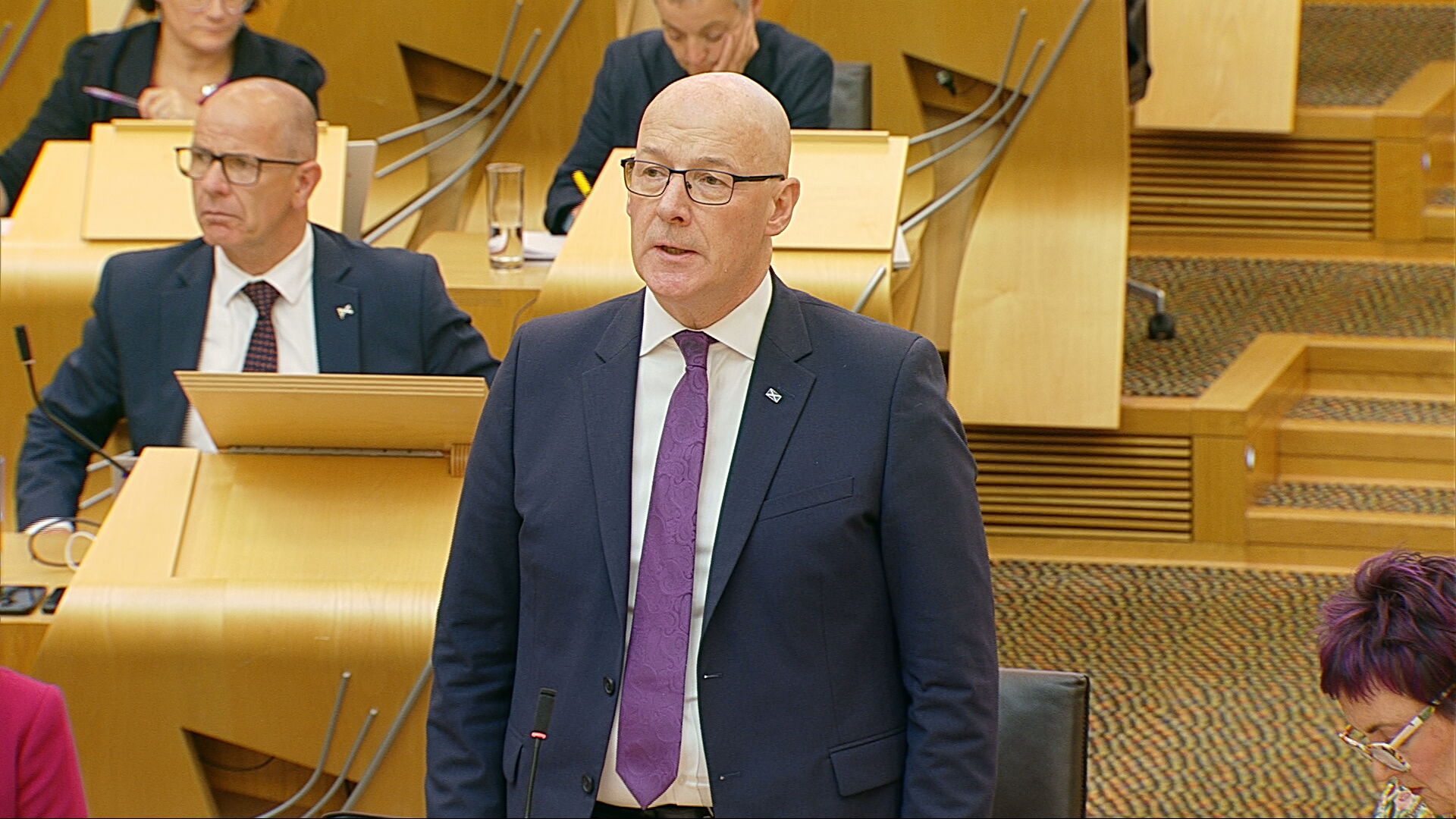 John Swinney has announced measures to revisit the abandoned misogyny bill