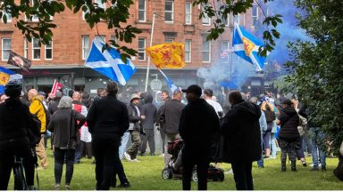 Man charged with assault to endangerment of life after Glasgow Green protests clash