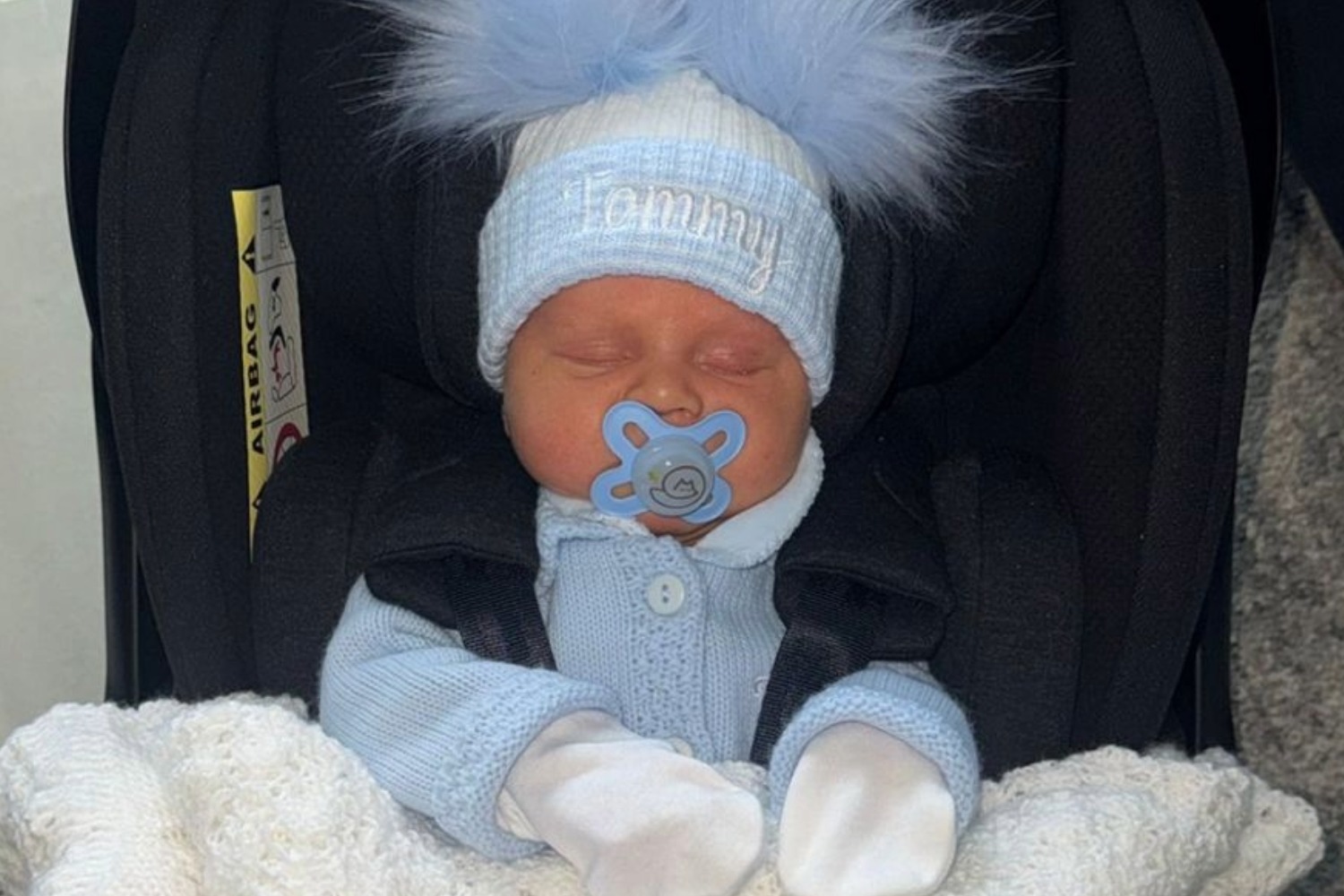 Tommy was born on 24 August at the QEUH in Glasgow
