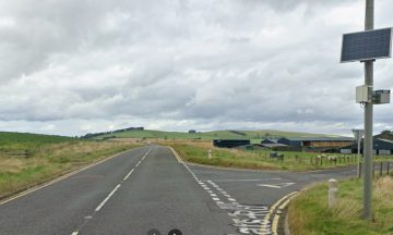 Two taken to hospital after crash as road closed