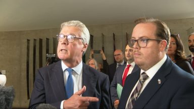 Reform UK Scotland leader Malcolm Offord brands independence debate a ‘stunt’ as he walks out Holyrood