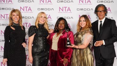 Celebrity Traitors and Clarkson’s Farm win top prizes at National TV Awards