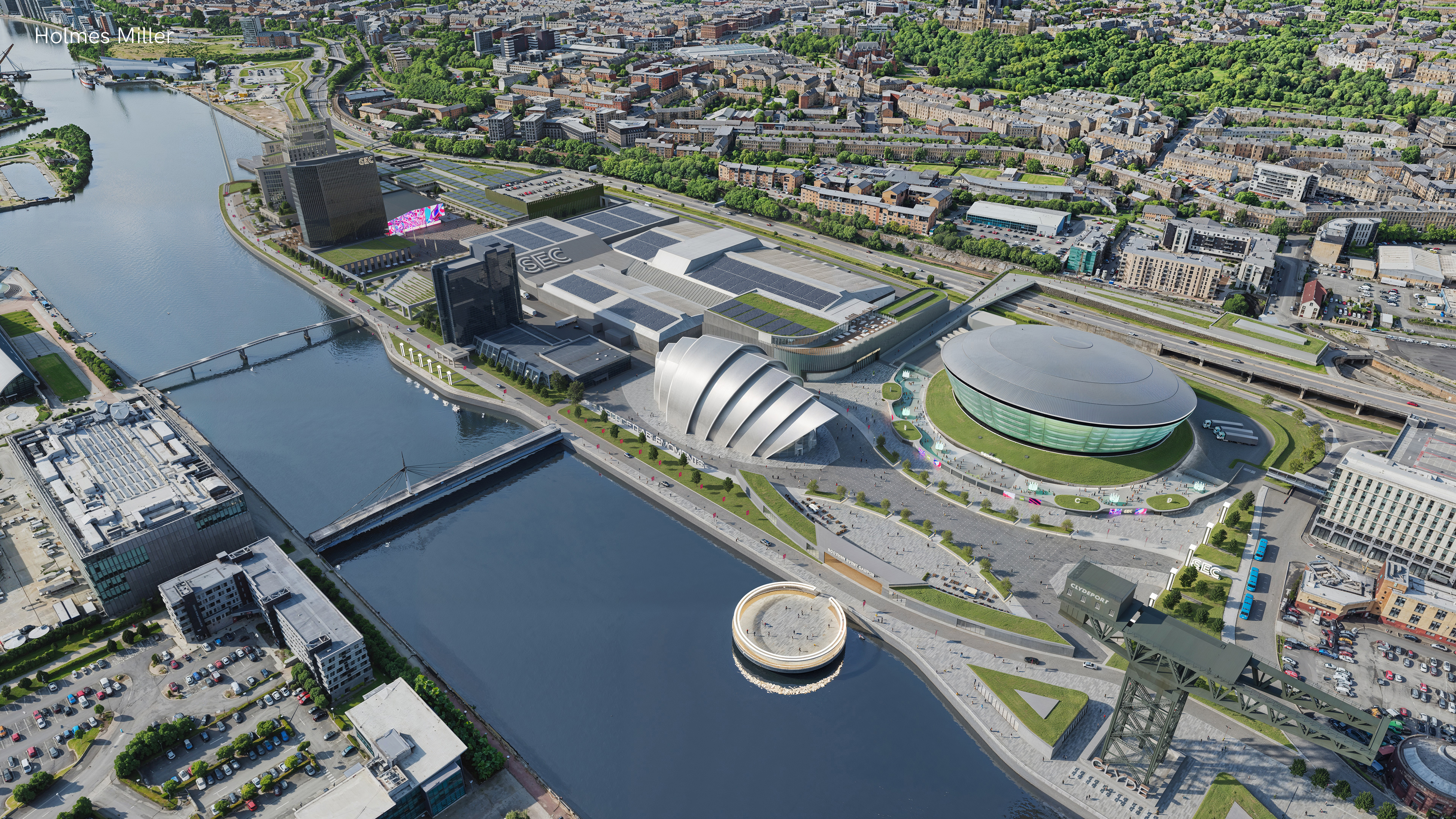 Images of the new development show a new car park