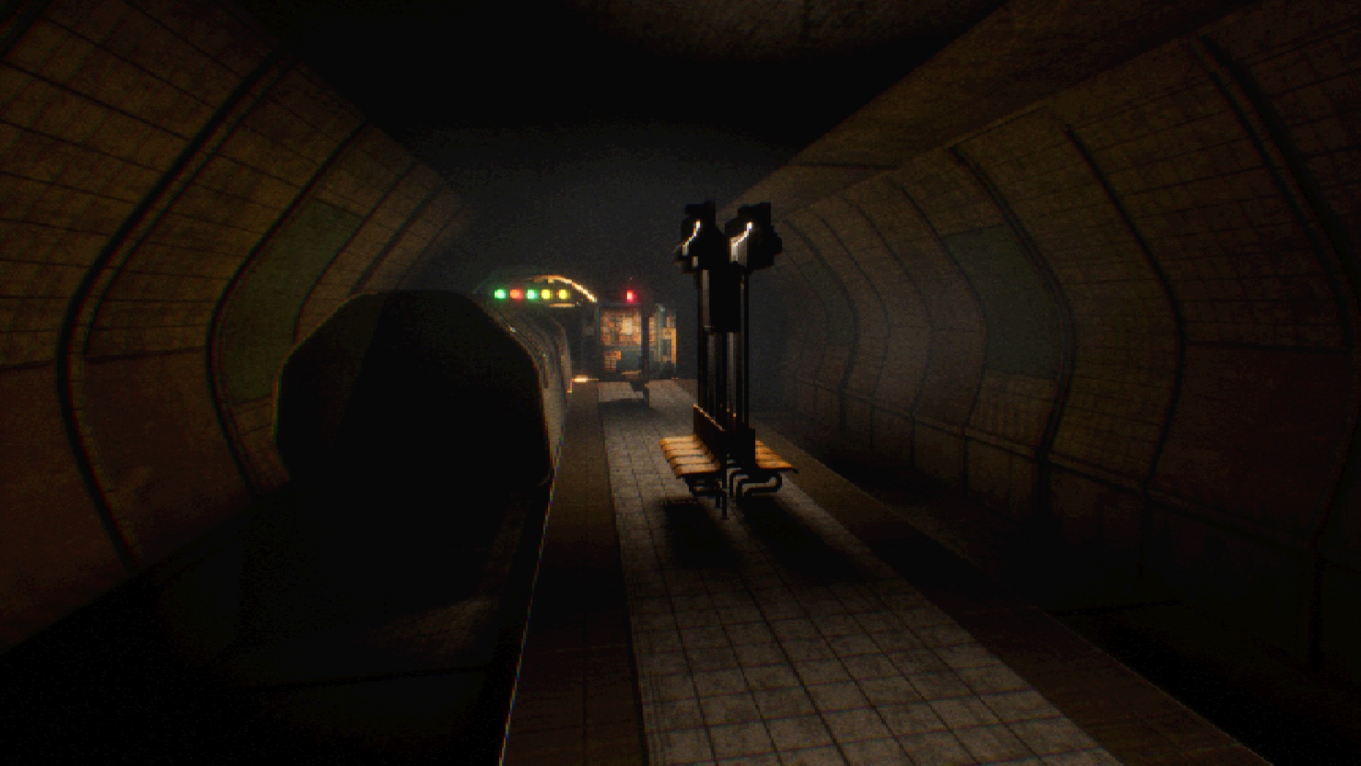 The game is set within the Glasgow Subway.